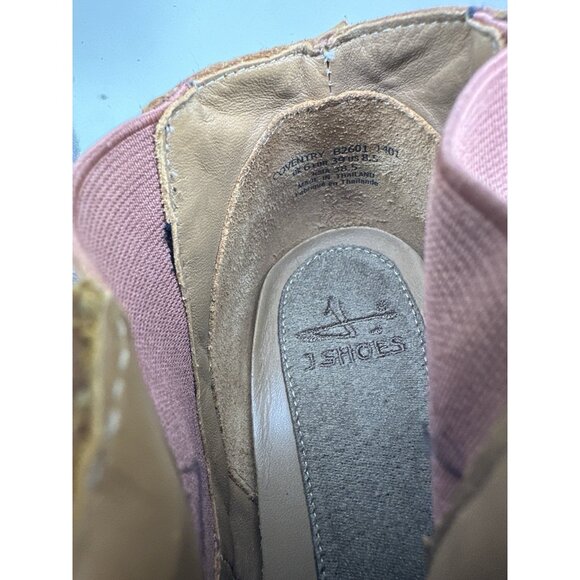 J Shoes Coventry Brown Ankle Boots 39/ 8.5 Chelsea Leathers - Picture 11 of 11